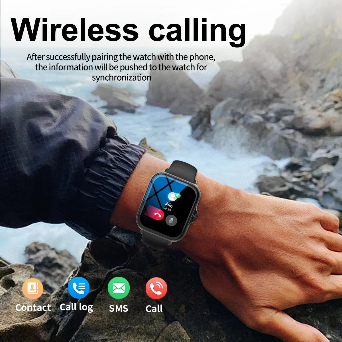 Smart watch with full touch