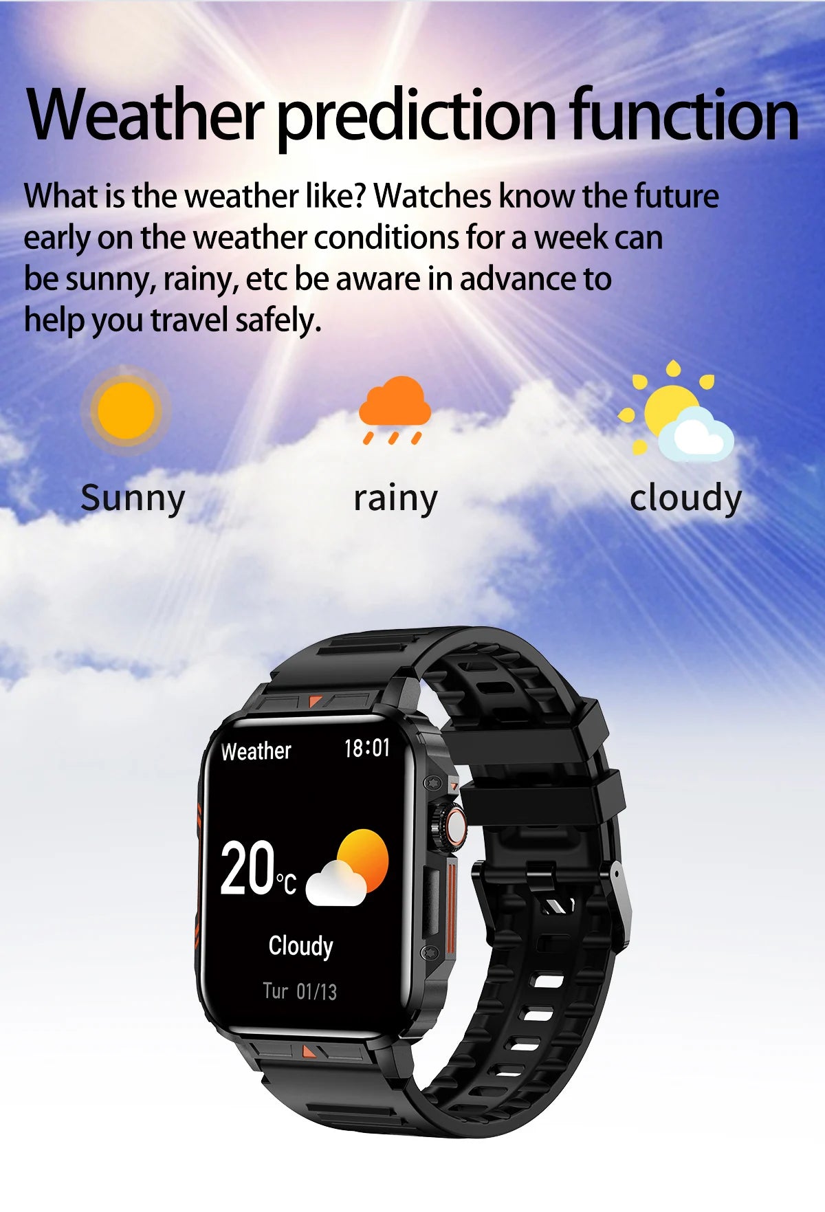 Military Men Smart Watch