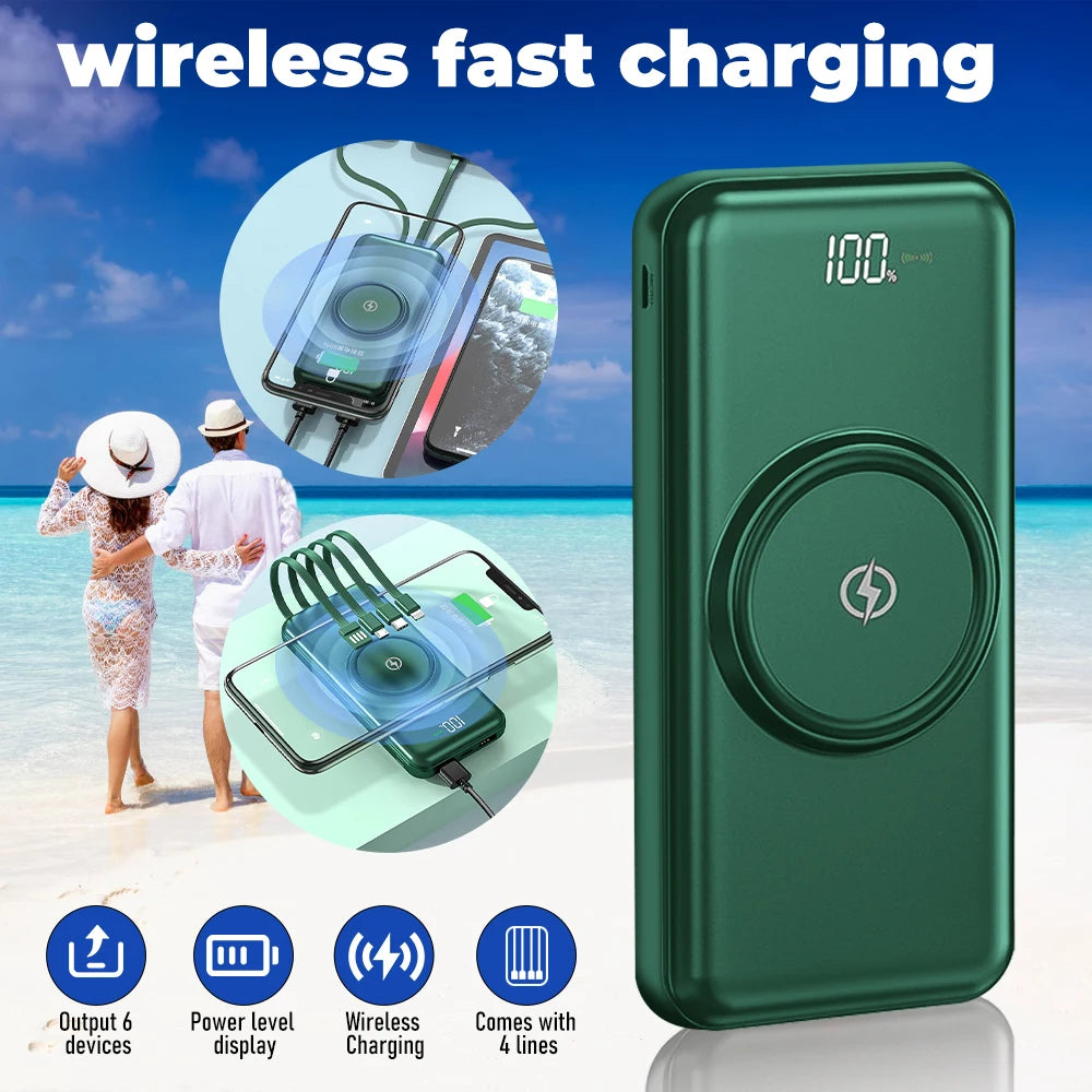 20000mAh Wireless Power Bank