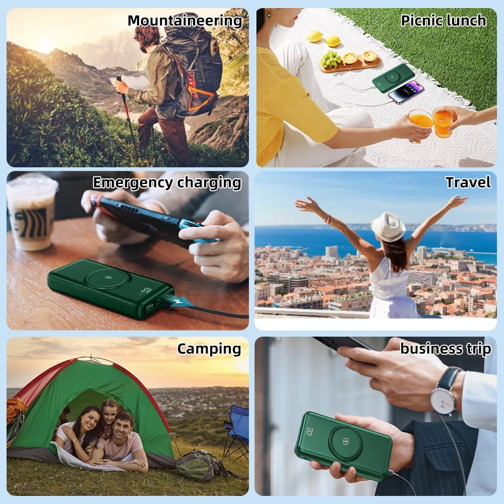 20000mAh Wireless Power Bank