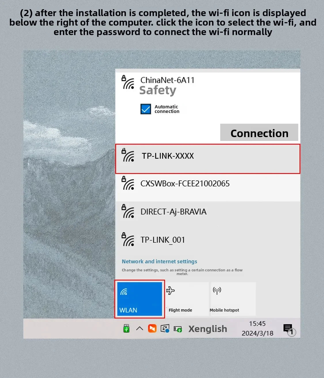TP-LINK AX300 2.4G USB Wireless