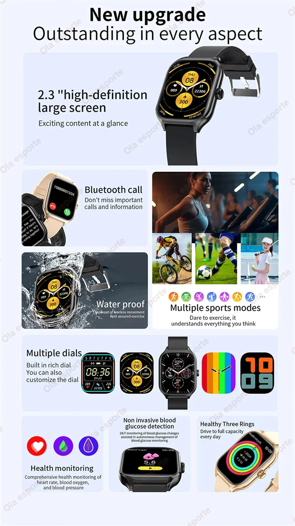 Smart Watch GTS Men Touch
