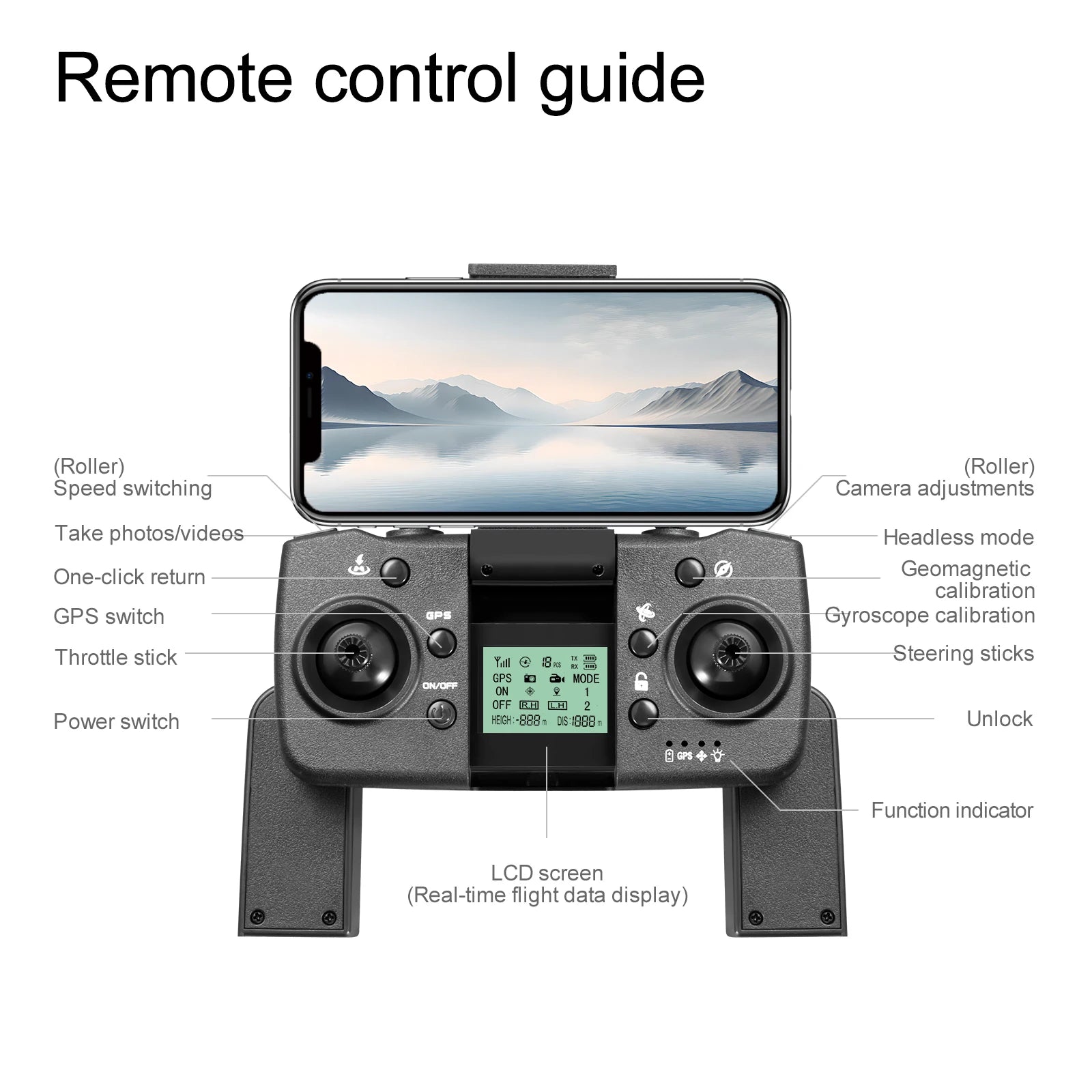 2024  GPS derone M8Pro RC Drone