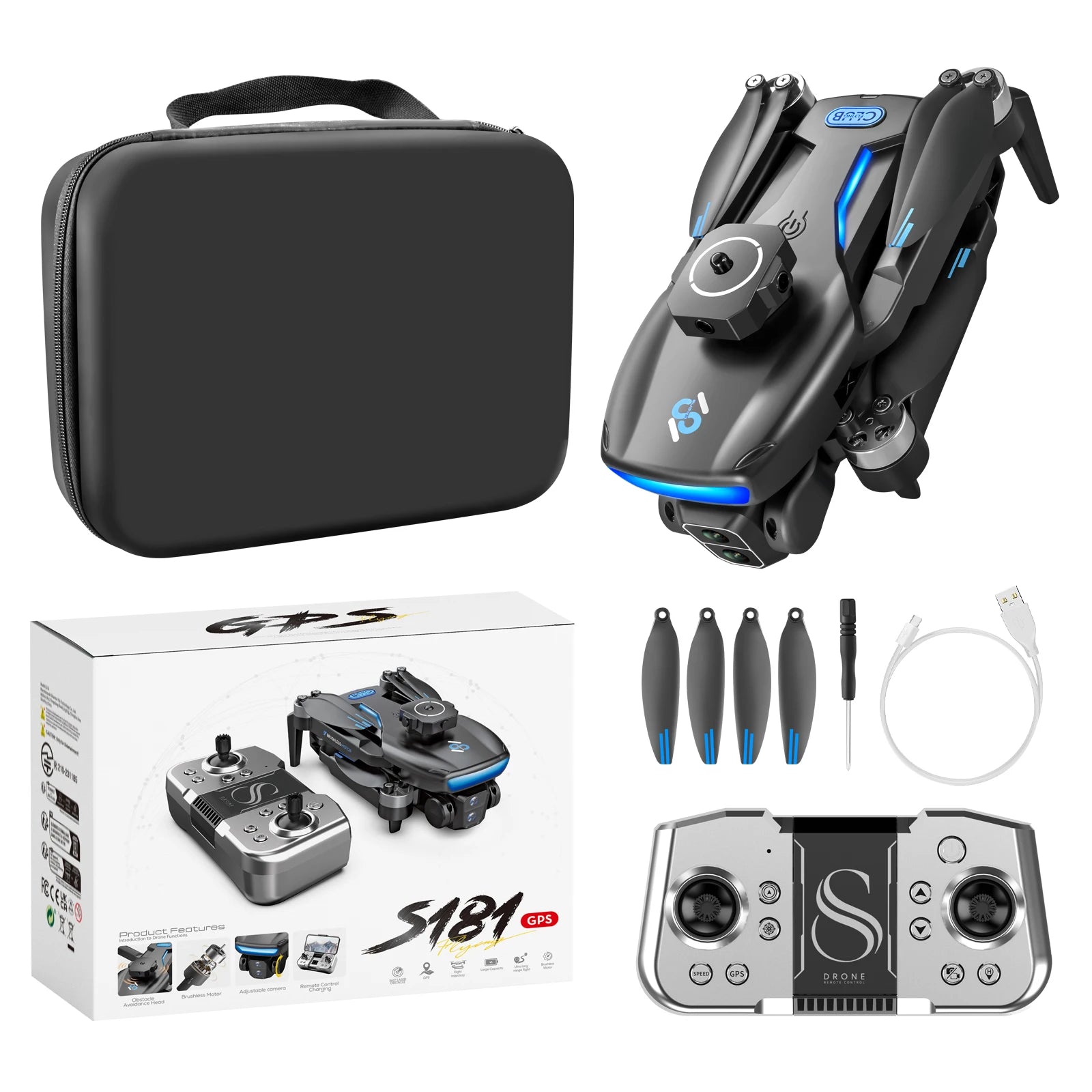 GPS Drone 4K Camera 40Min