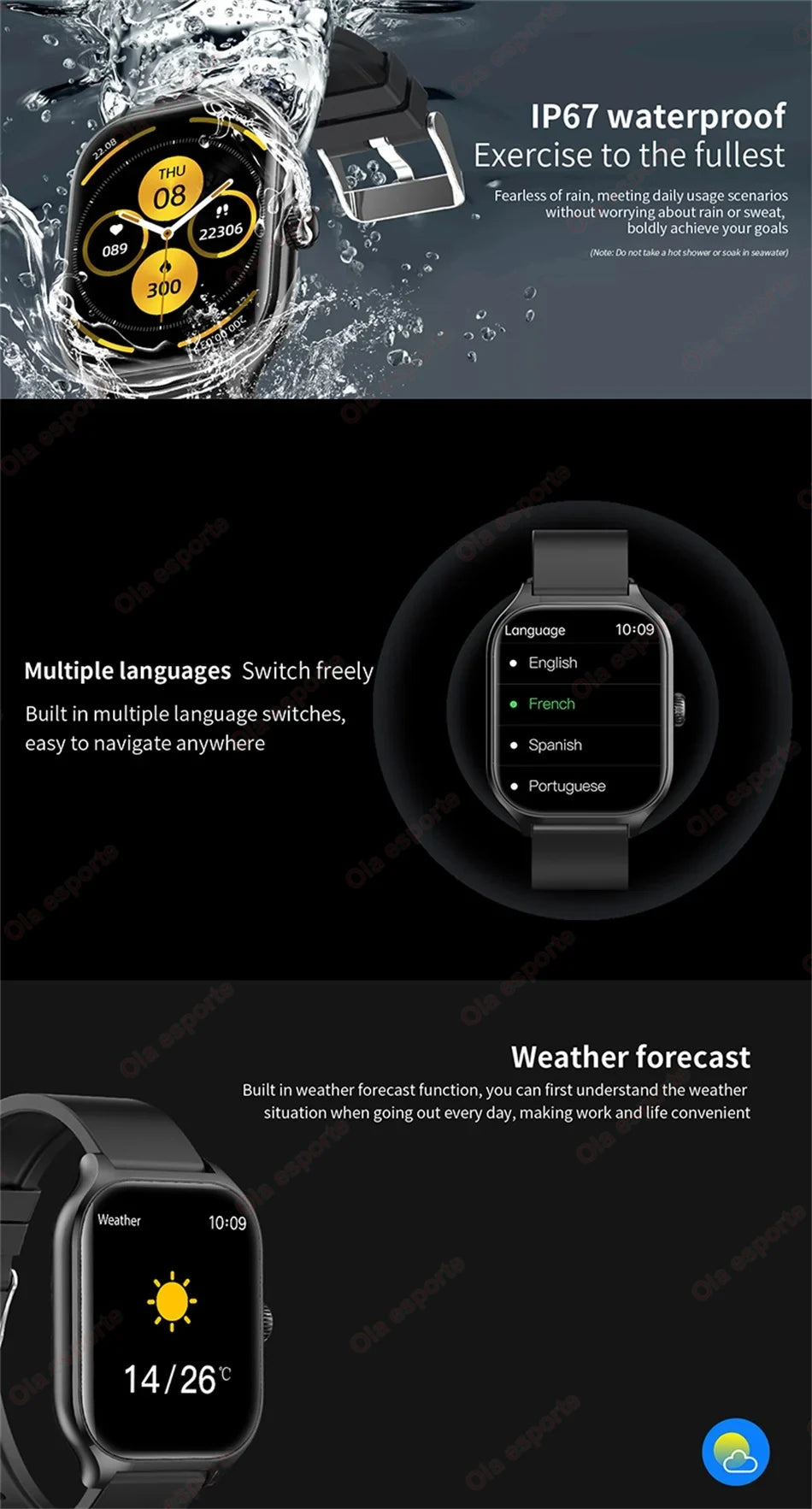 Smart Watch GTS Men Touch