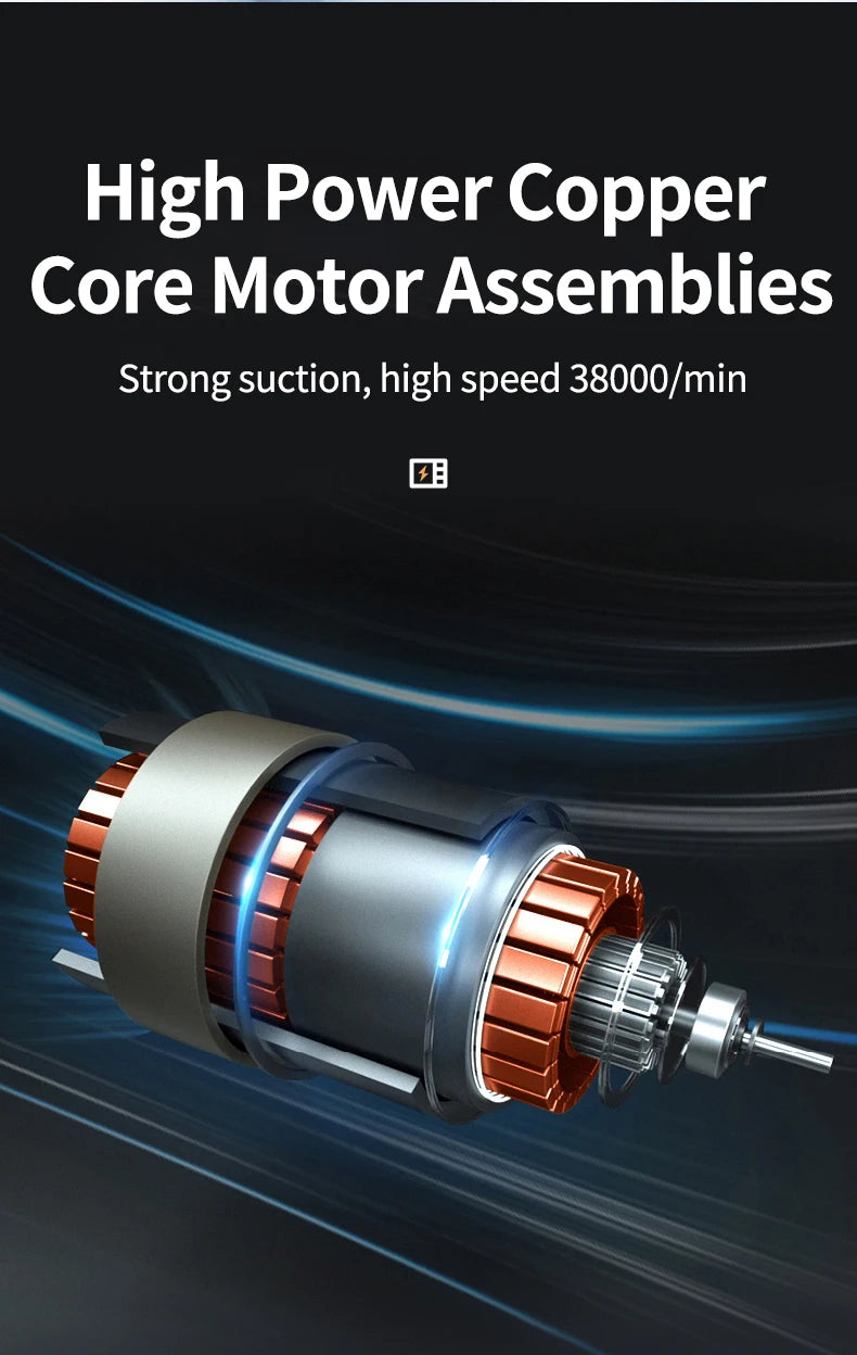 Wireless handheld vacuum cleaner