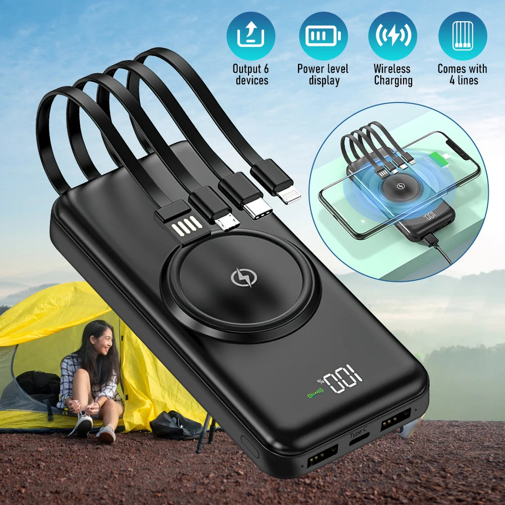 20000mAh Wireless Power Bank