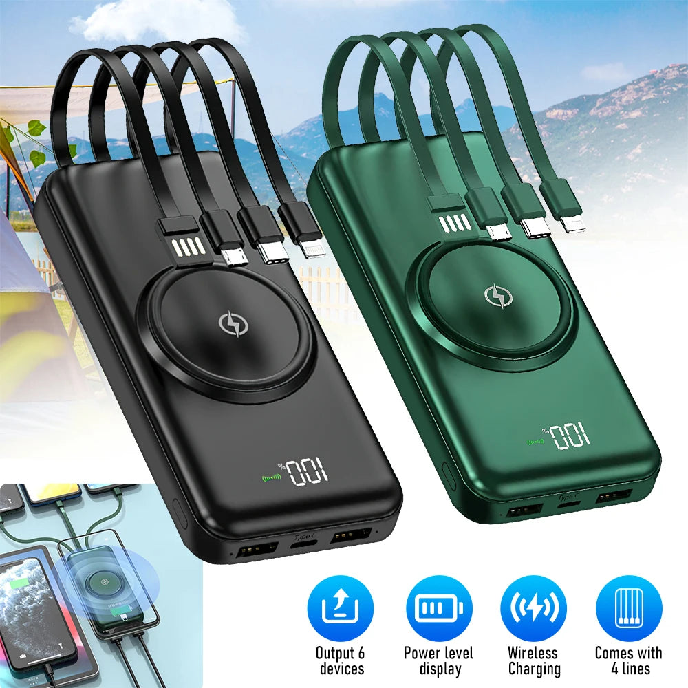 20000mAh Wireless Power Bank