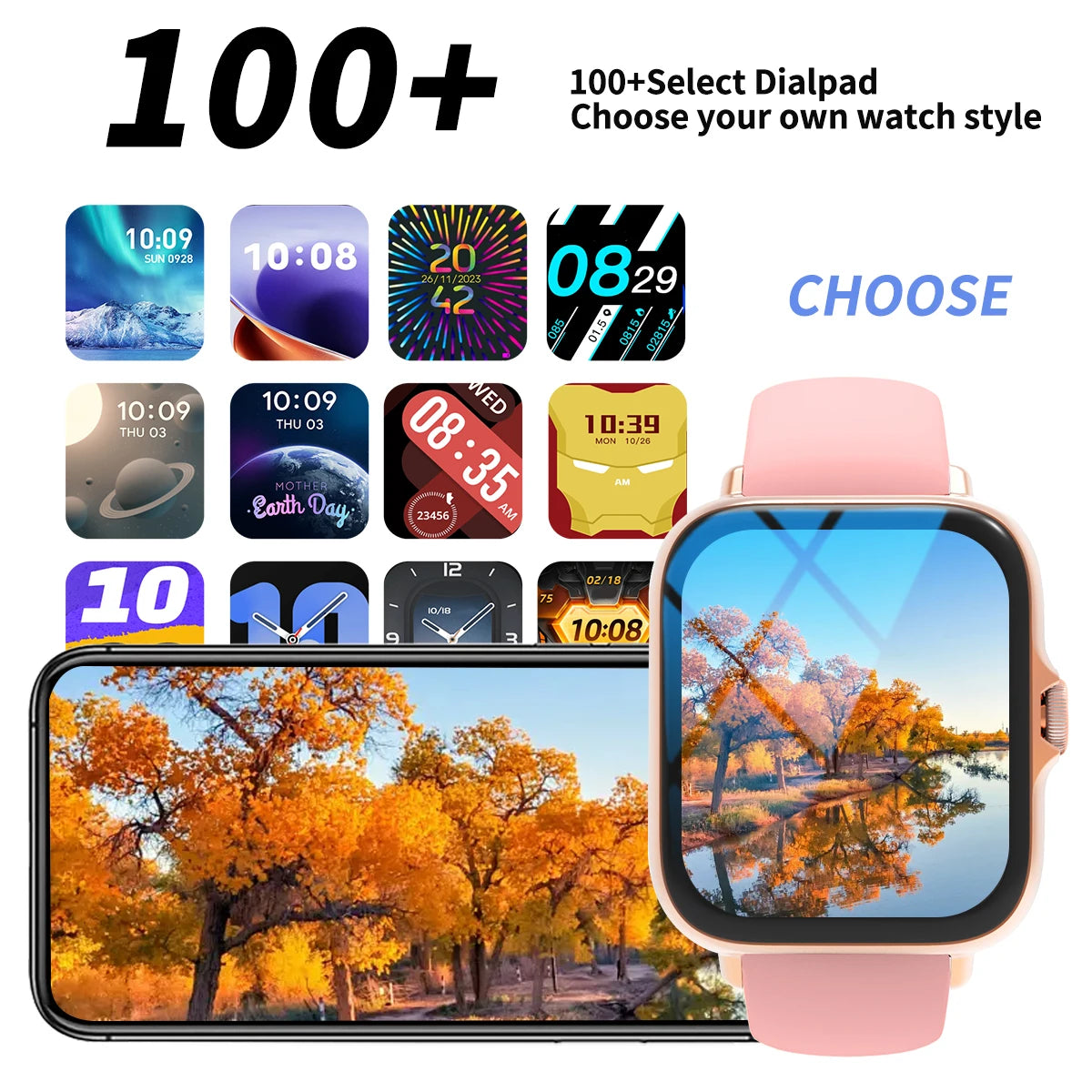 Smart watch with full touch