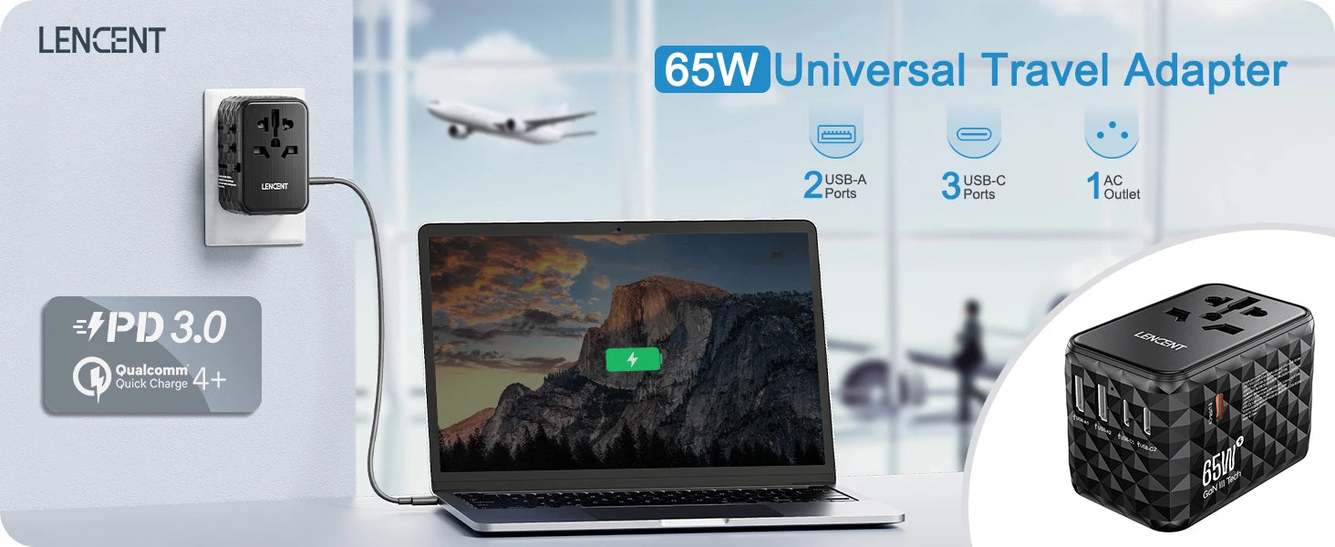 LENCENT 65W GaN Universal