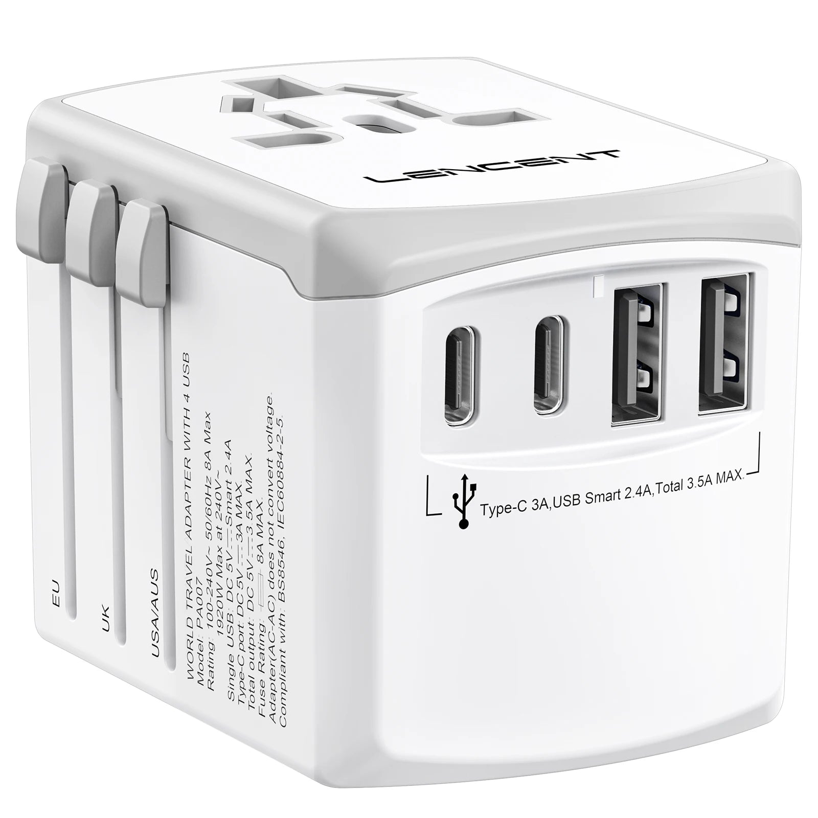 LENCENT Universal Travel  Adapter