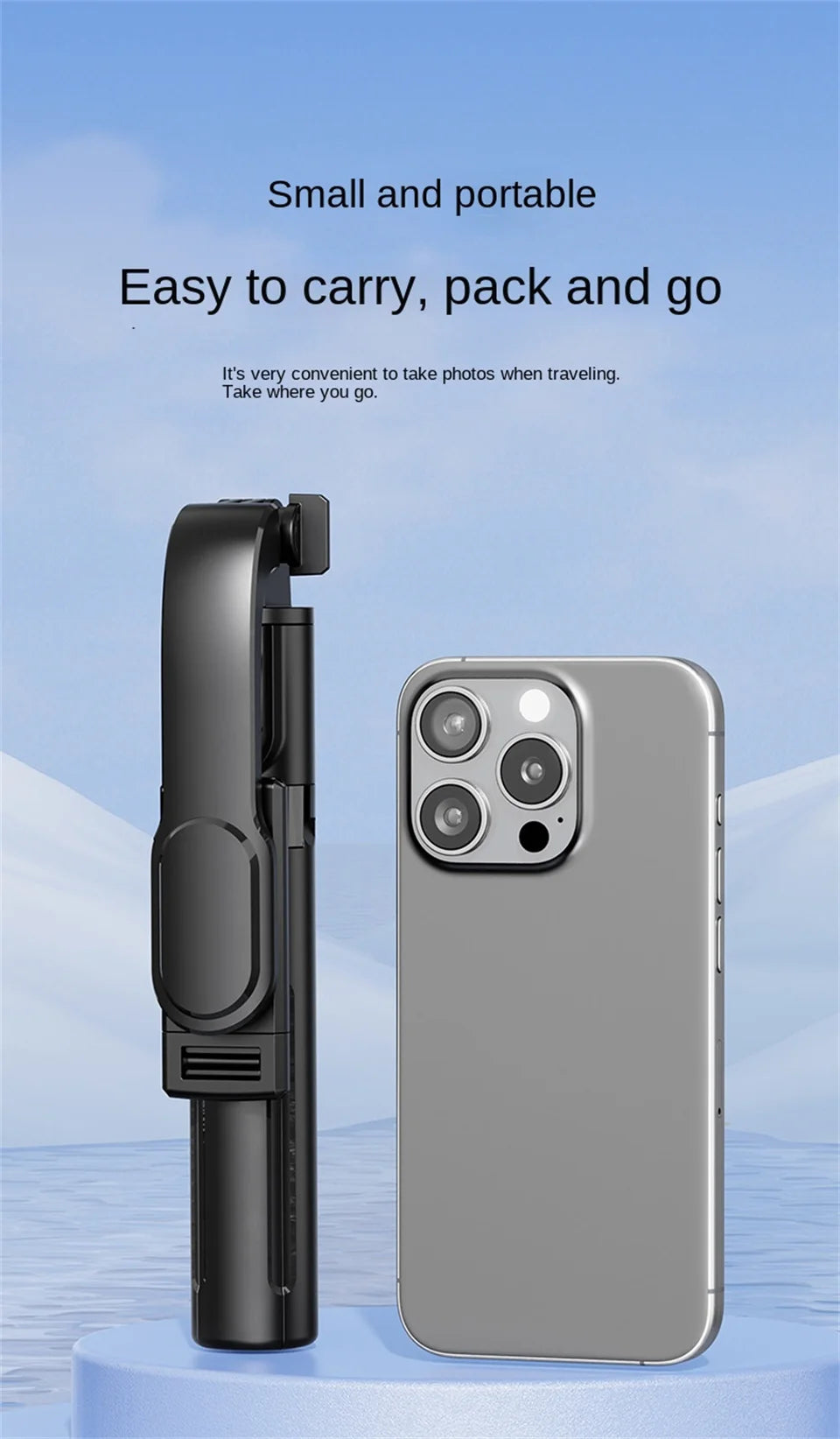 Wireless Selfie Stick for Smartphone