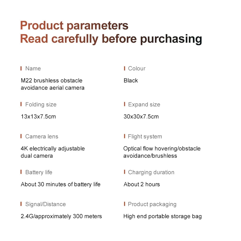 M22 Drone 8K Professional HD