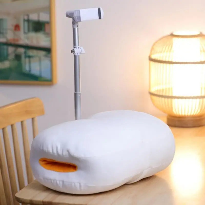 Phone Holder for Bed, Pillow Stand Compatible with 4-7" Phone, Mobile Phone Stand, Height Angle Adjustable, Idea for Kindle Read