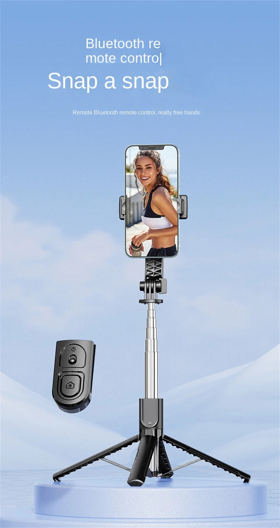 Wireless Selfie Stick for Smartphone