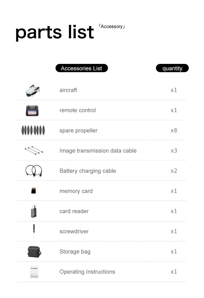 New S-X1 Drones with Screen