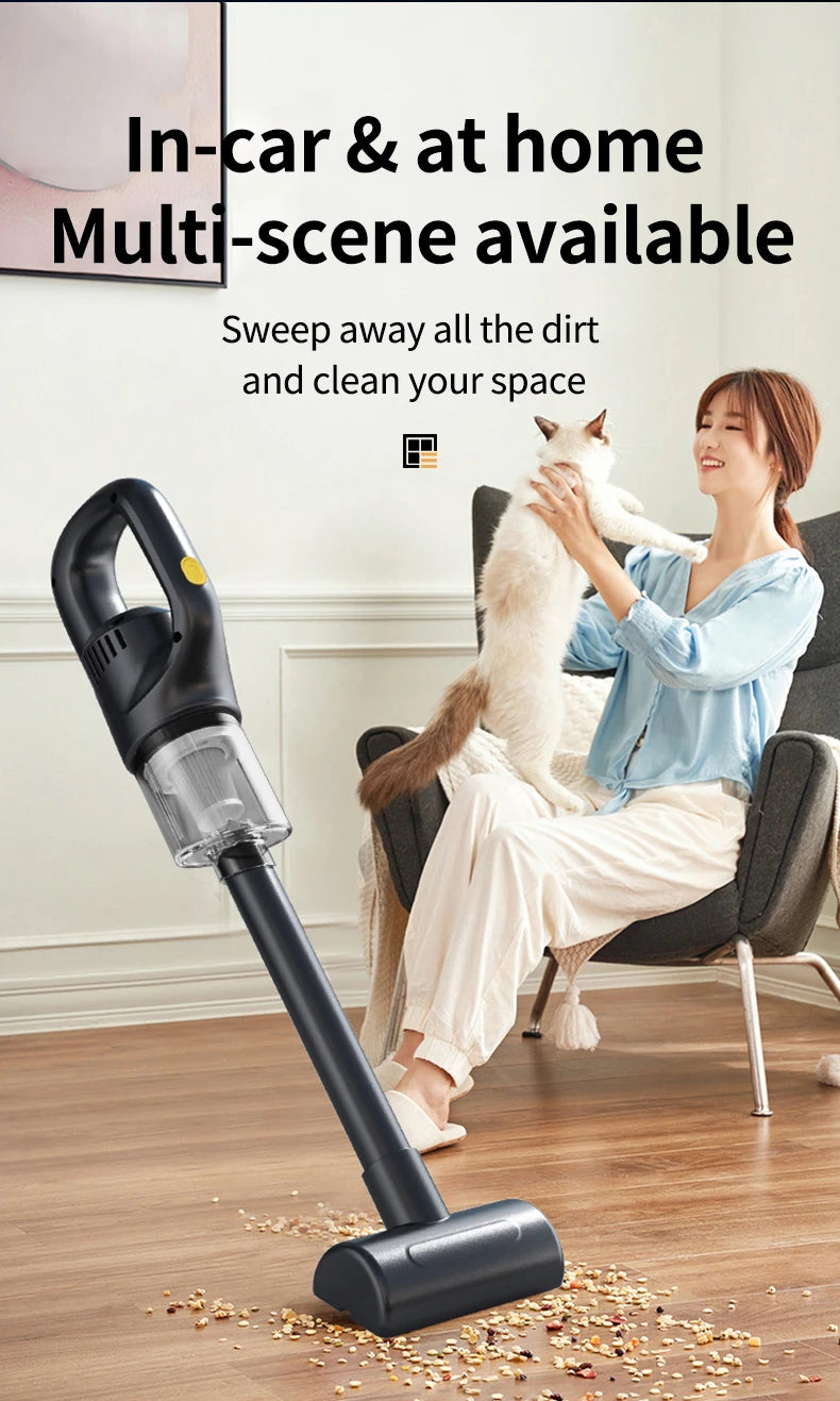 Wireless handheld vacuum cleaner