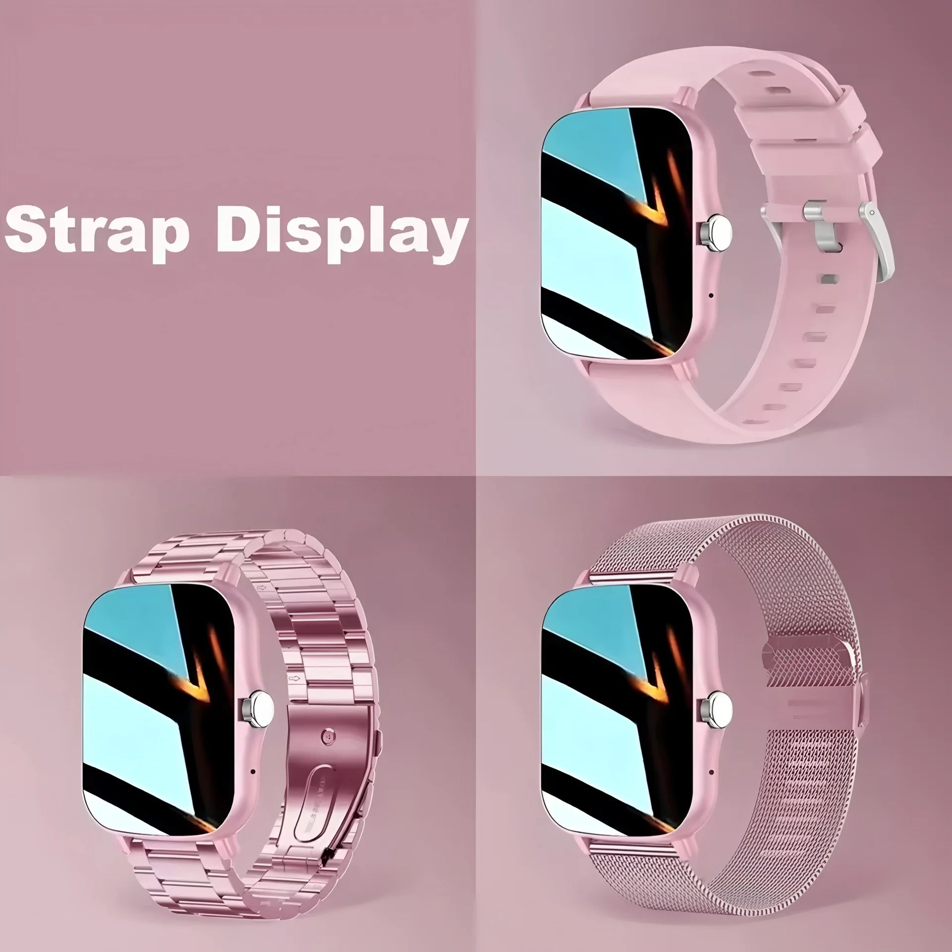 10050091741 Men Women SmartWatch 2.02 Amoled Call Heart Rate Blood Pressure Sport Fitness Waterproof Smart Watch for IOS Android
