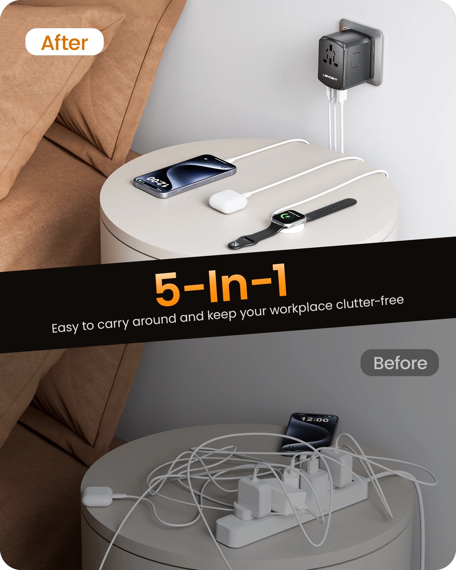 LENCENT Universal Travel  Adapter