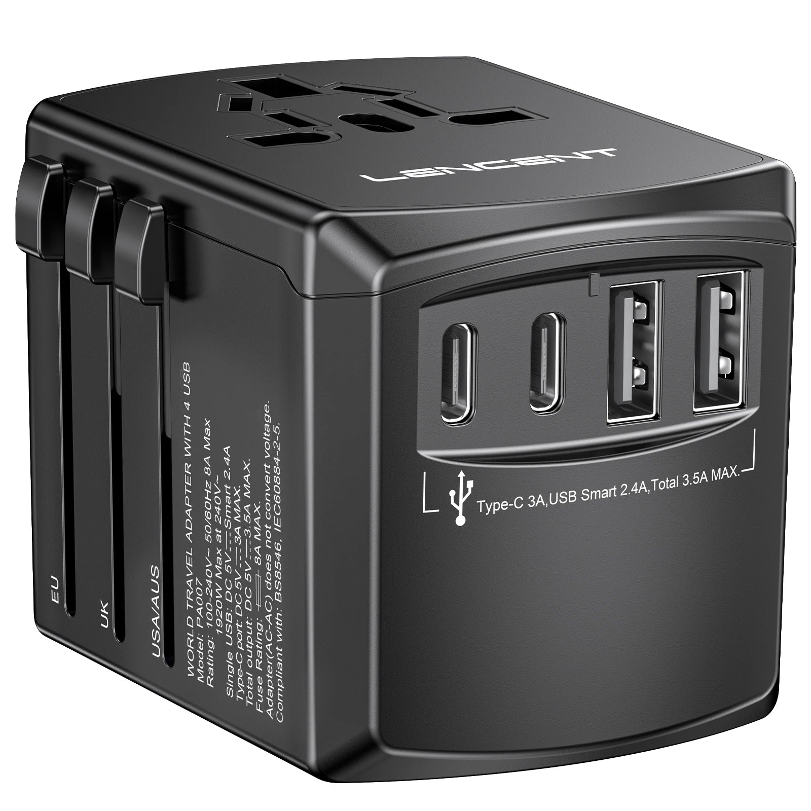 LENCENT Universal Travel  Adapter