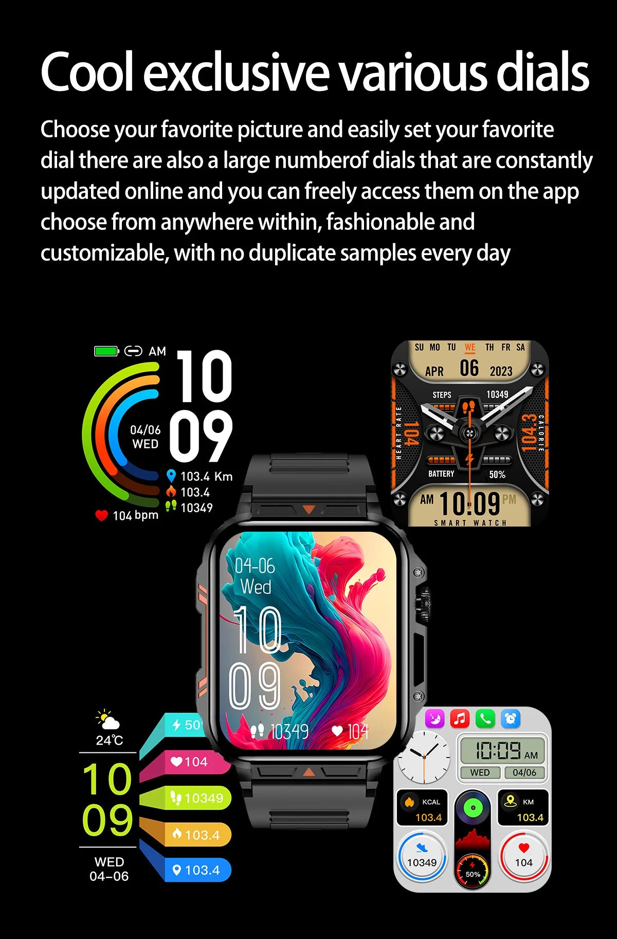 Military Men Smart Watch