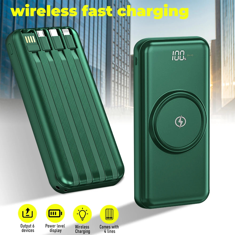 20000mAh Wireless Power Bank