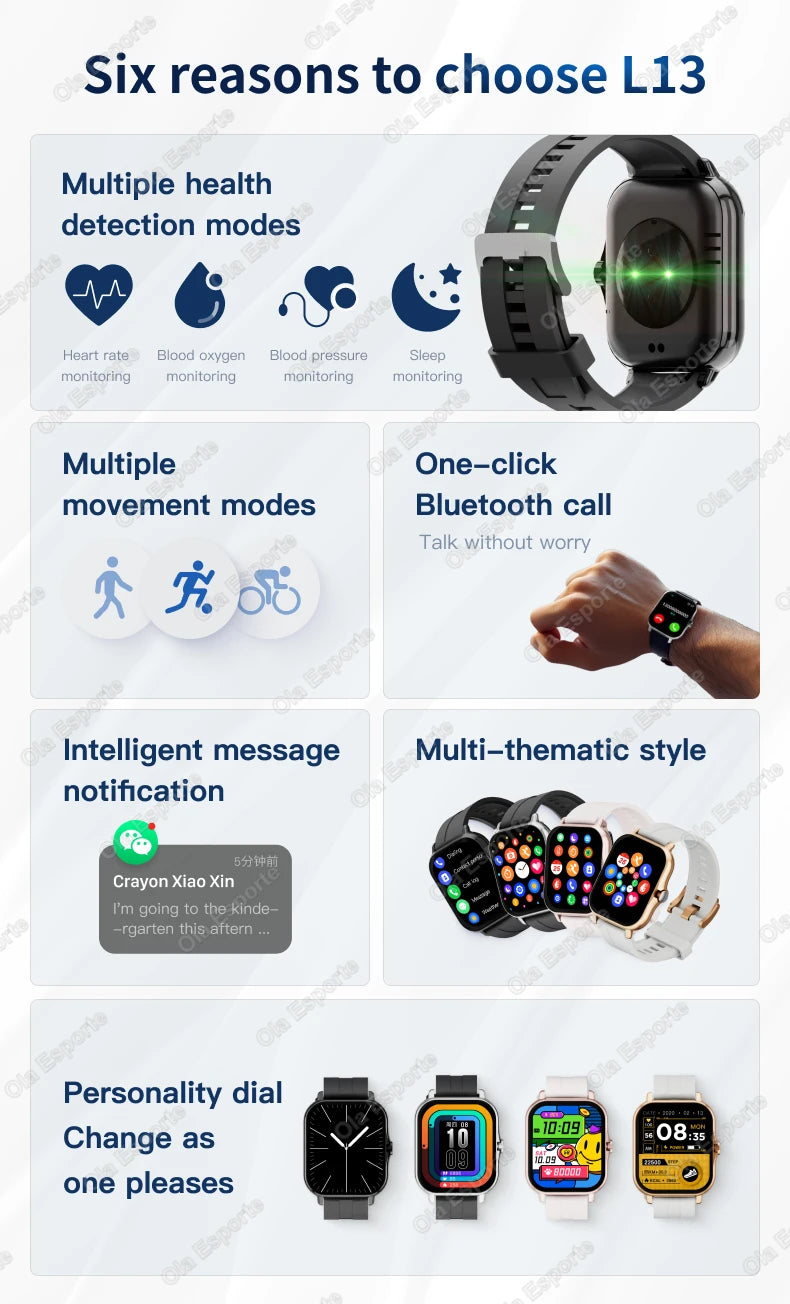 1.83'' Waterproof Watch