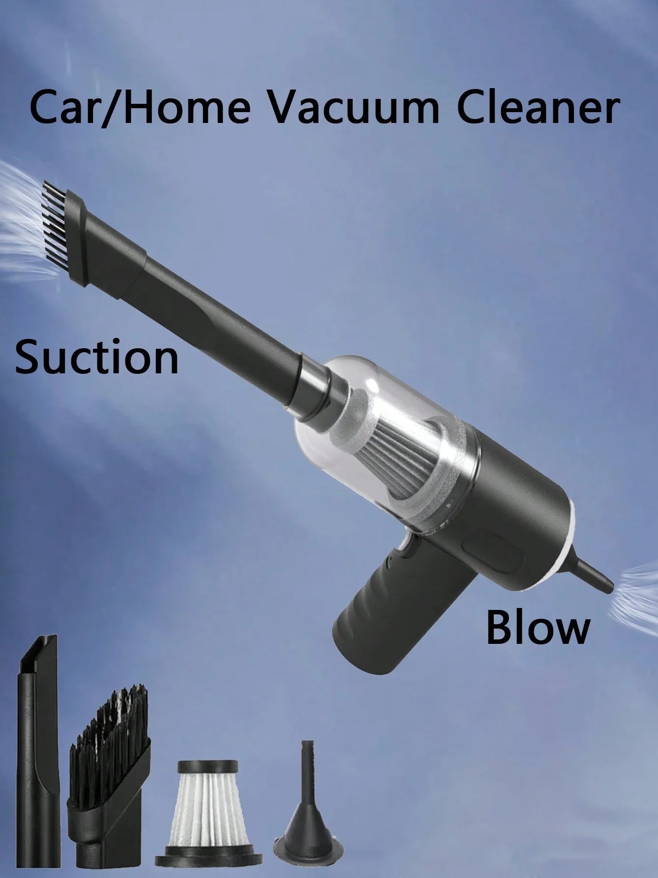 1pc Wireless Vacuum Cleaner