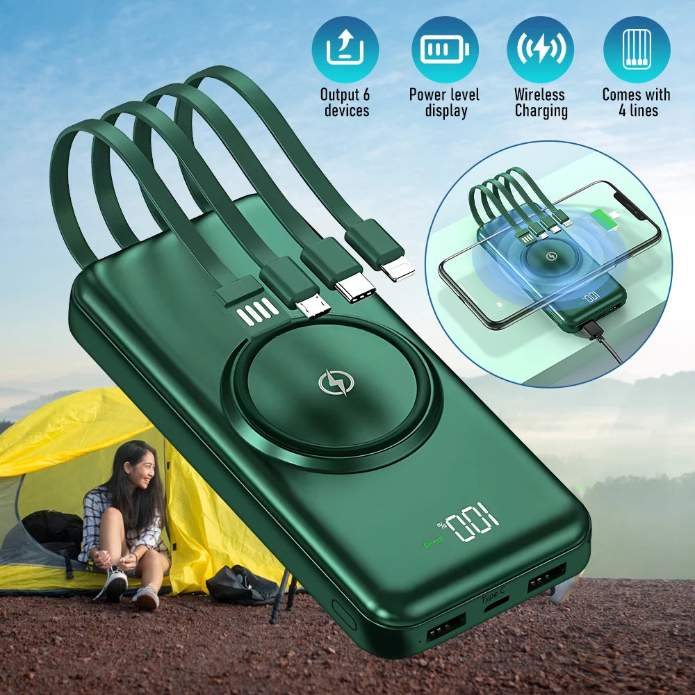 20000mAh Wireless Power Bank