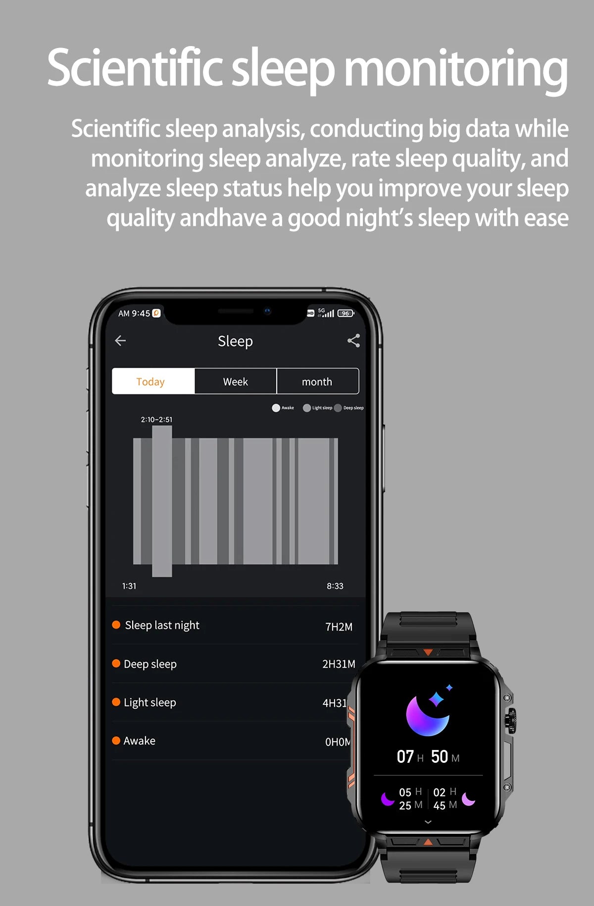 Military Men Smart Watch