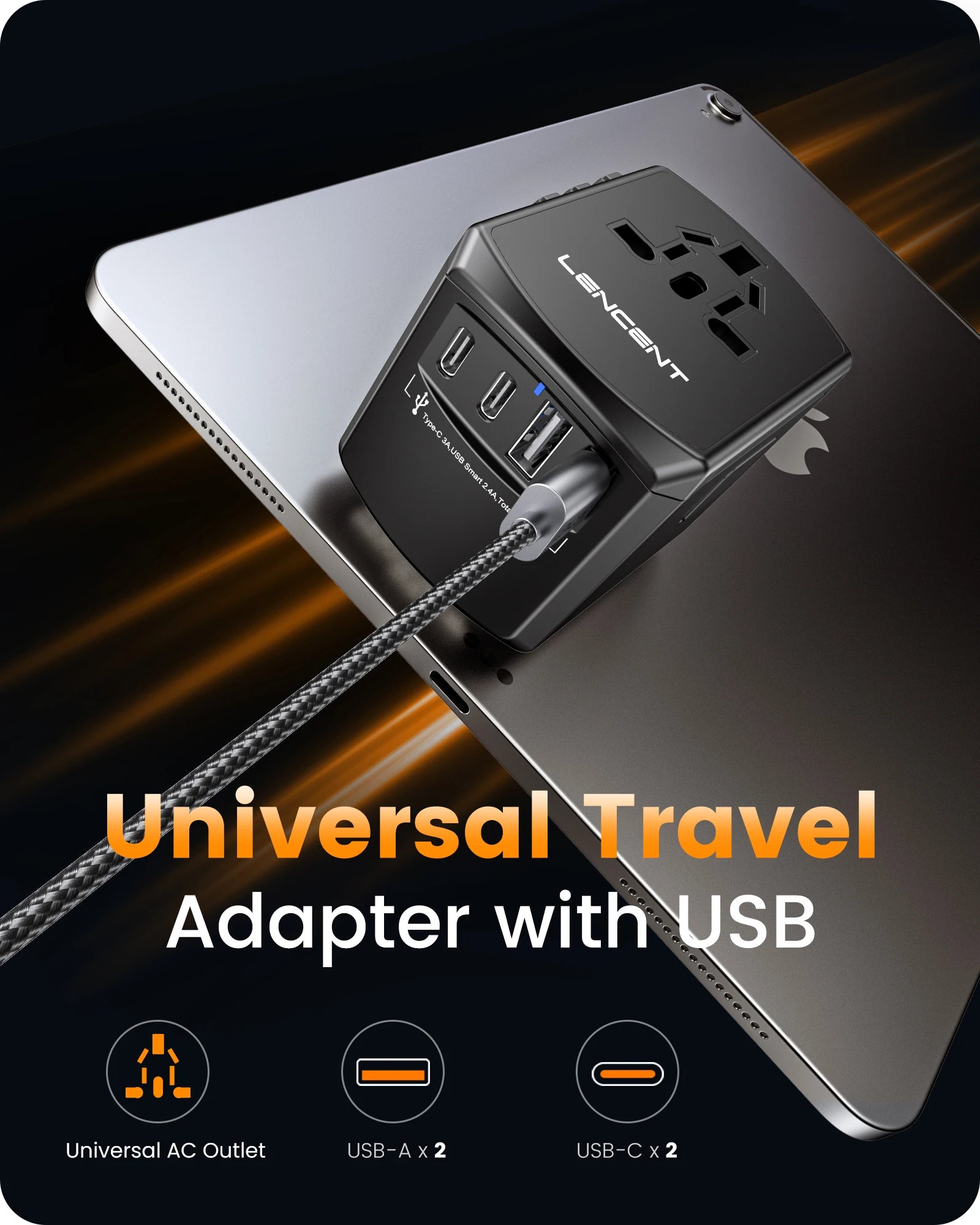 LENCENT Universal Travel  Adapter