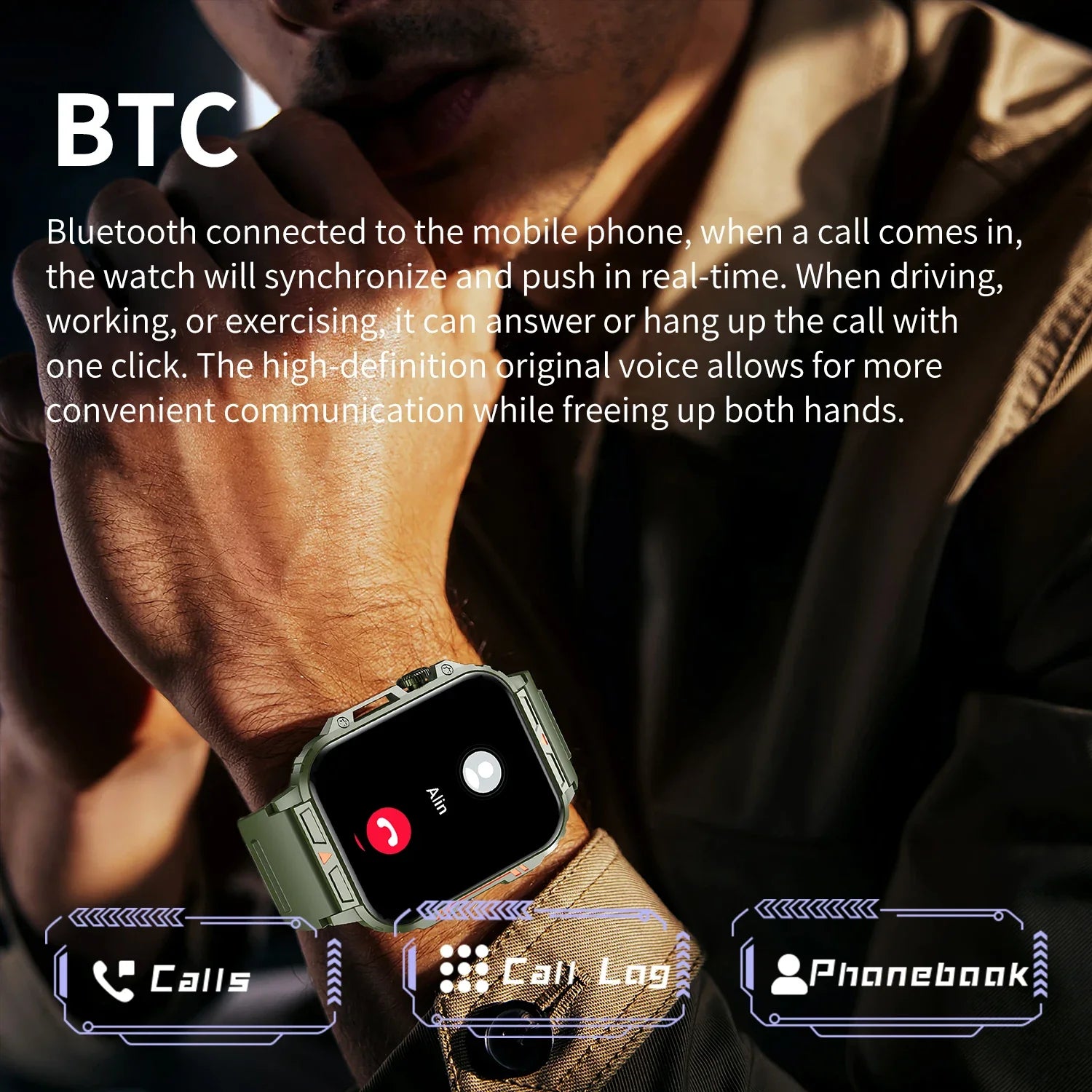 Military Men Smart Watch